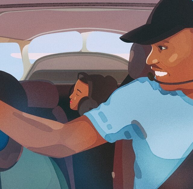 Pilot Courtland Savage introducing kids to flying.